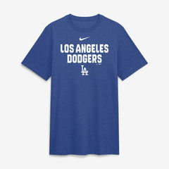 Los Angeles Dodgers Nike Stacked Tri-Blend T-Shirt - MLB T-shirts