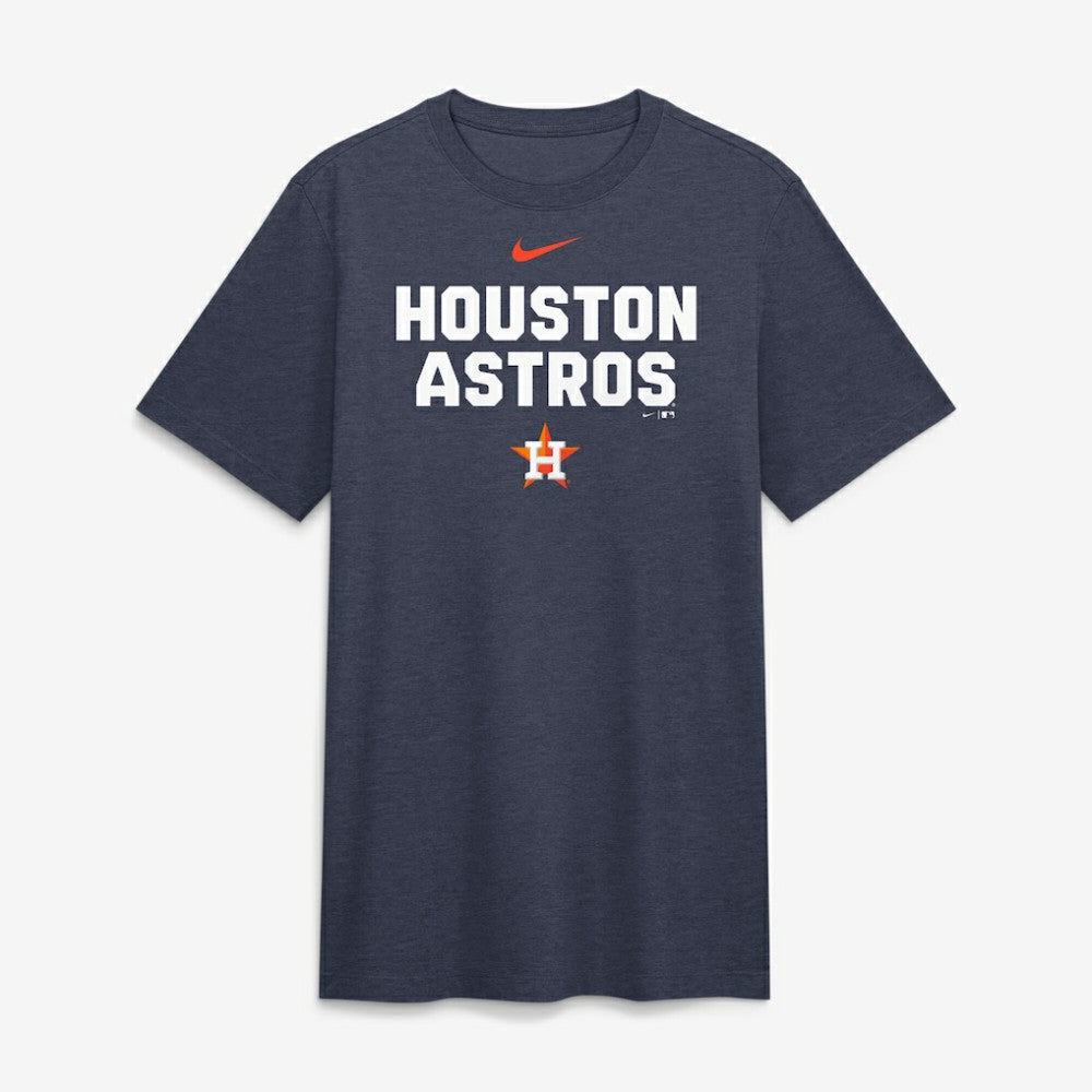 Houston Astros Nike Stacked Tri-Blend T-Shirt - MLB T-shirts