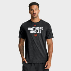 Baltimore Orioles Nike Stacked Tri-Blend T-Shirt - MLB T-shirts