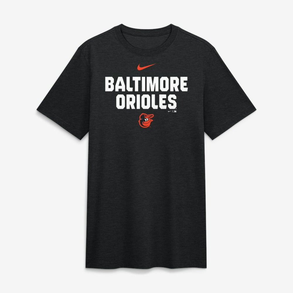 Baltimore Orioles Nike Stacked Tri-Blend T-Shirt - MLB T-shirts