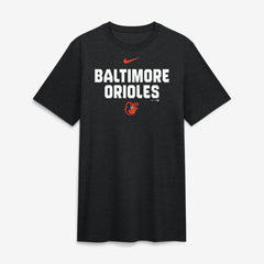 Baltimore Orioles Nike Stacked Tri-Blend T-Shirt - MLB T-shirts