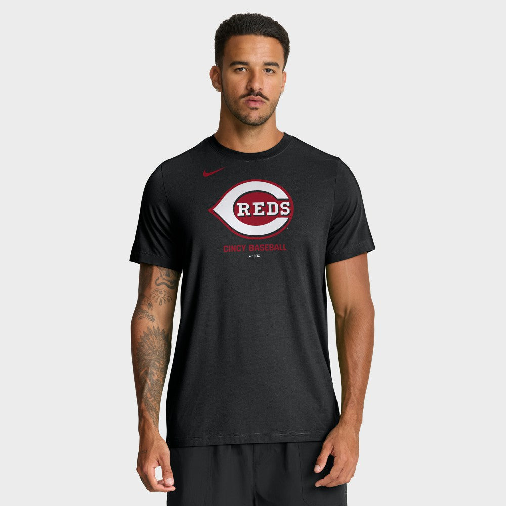 Cincinnati Reds Nike Tri-Blend Logo T-Shirt - MLB T-shirts