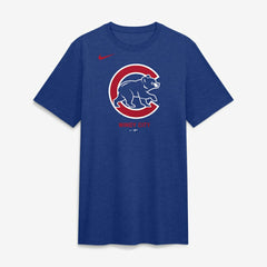 Chicago Cubs Nike Tri-Blend Logo T-Shirt - MLB T-shirts