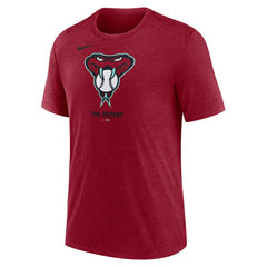 Arizona Diamondbacks Nike Tri-Blend Logo T-Shirt - MLB T-shirts