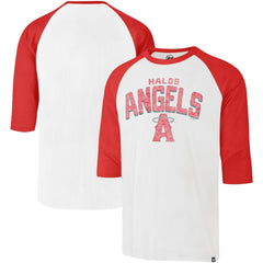 Los Angeles Angels '47 City Connect Crescent Franklin Raglan 3/4-Sleeve T-Shirt - MLB T-shirts