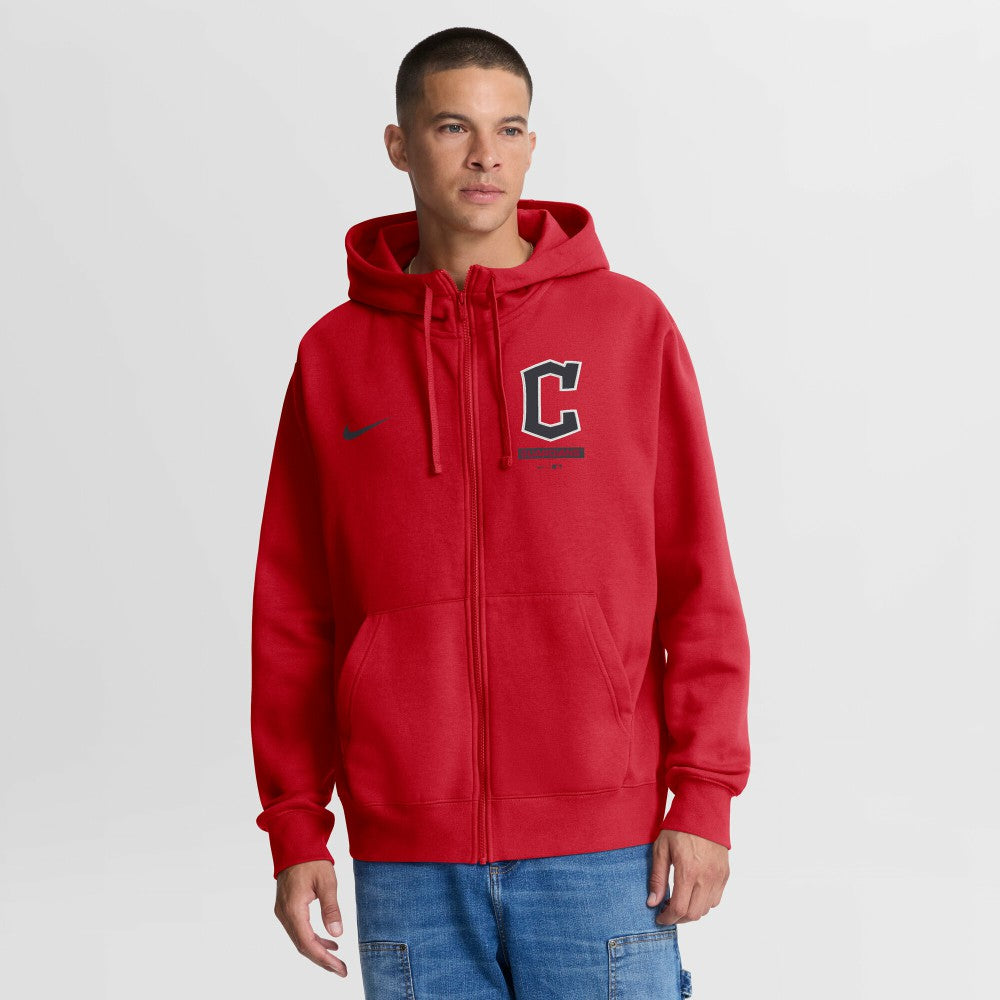 Cleveland Guardians Nike Primetime Lockup Full-Zip Hoodie - MLB Hoodies