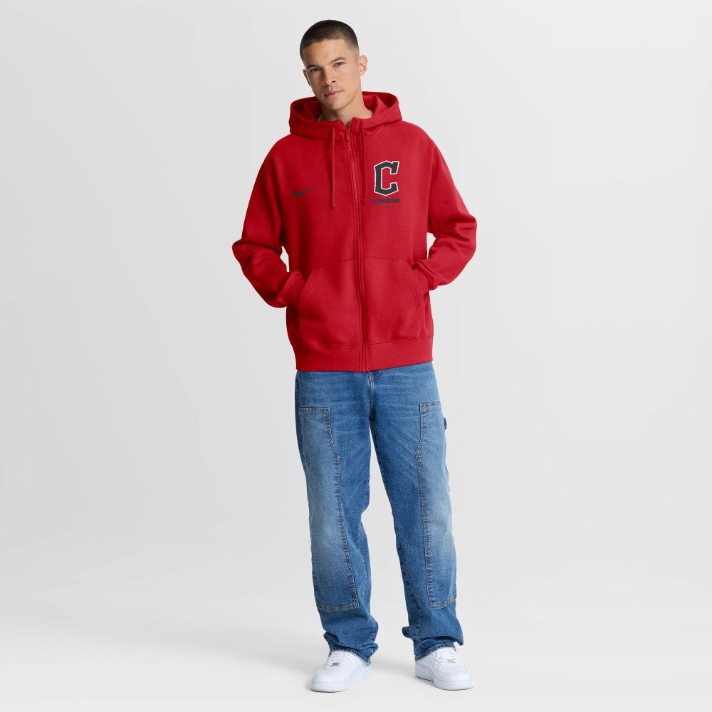 Cleveland Guardians Nike Primetime Lockup Full-Zip Hoodie - MLB Hoodies