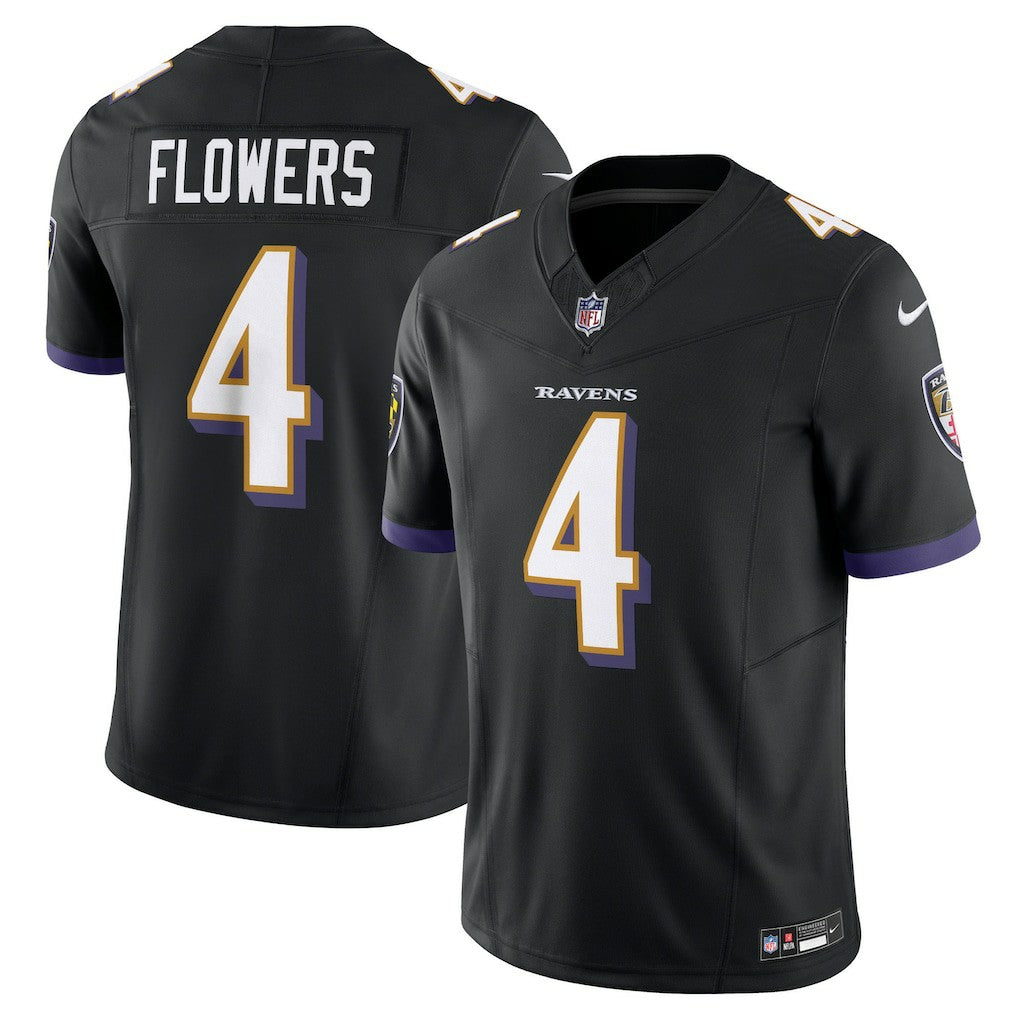 Baltimore Ravens Zay Flowers  Alternate Vapor F.U.S.E. Limited Jersey | NFL Outlet