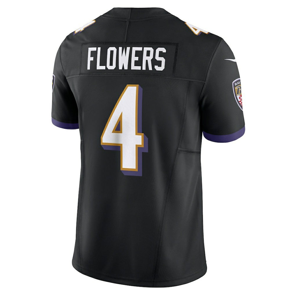 Baltimore Ravens Zay Flowers  Alternate Vapor F.U.S.E. Limited Jersey | NFL Outlet
