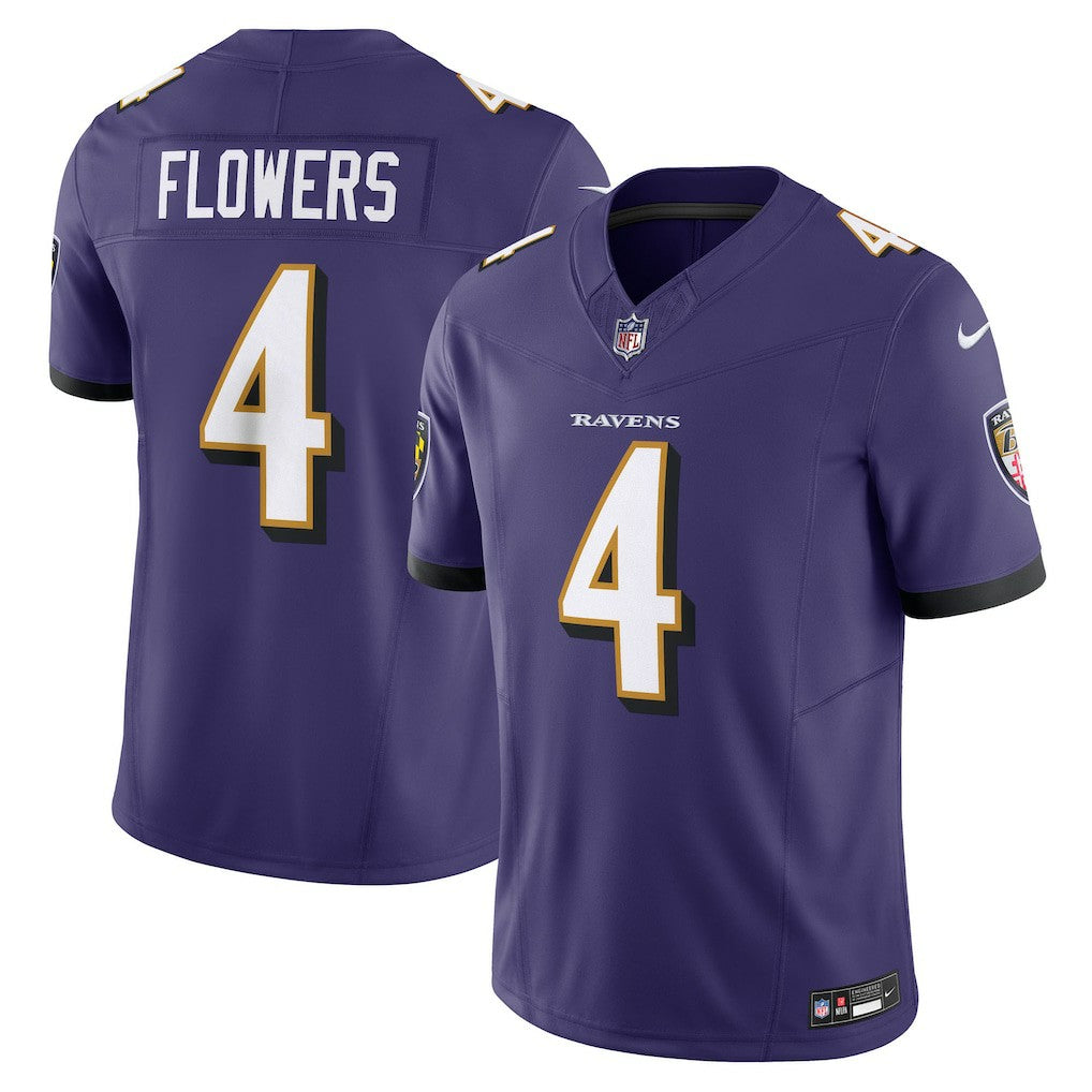Baltimore Ravens Zay Flowers  Vapor F.U.S.E. Limited Jersey | NFL Outlet