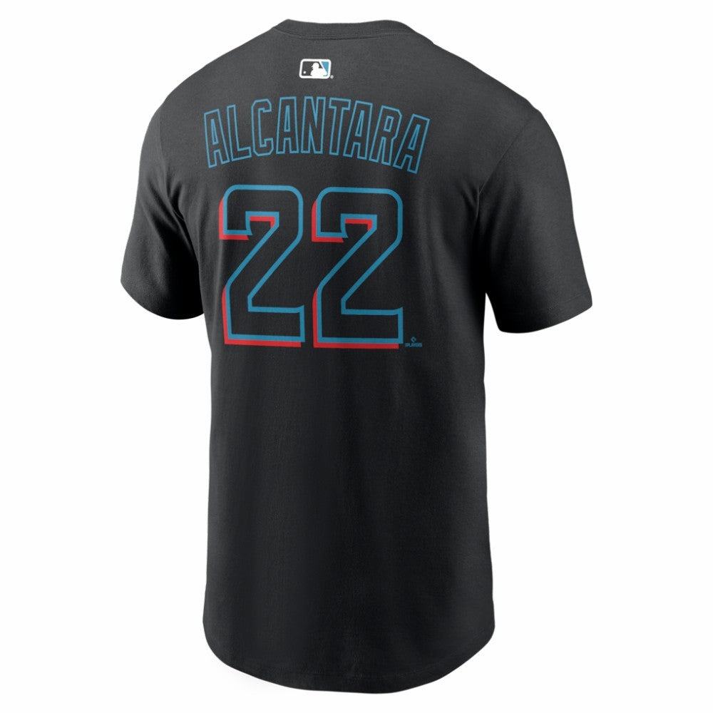 Sandy Alcantara Miami Marlins Nike Home Name & Number T-Shirt - MLB T-shirts