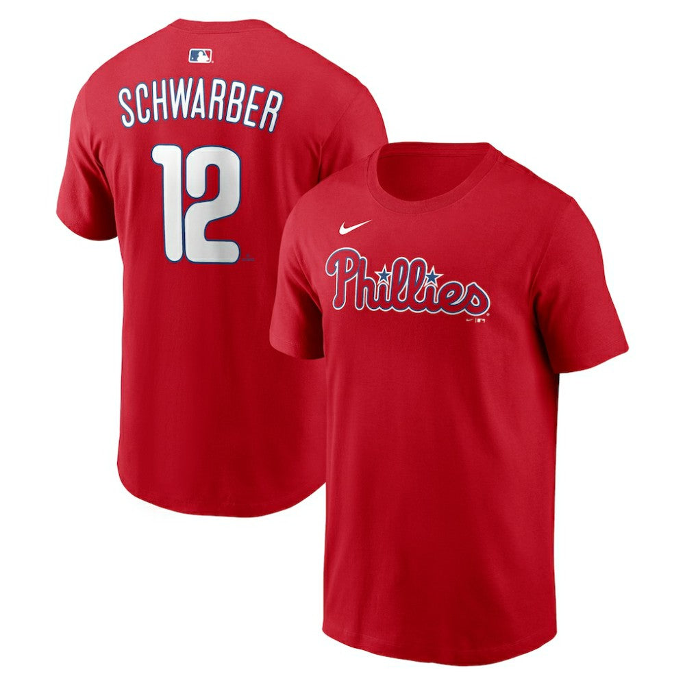 Kyle Schwarber Philadelphia Phillies Nike  Name & Number T-Shirt - MLB T-shirts