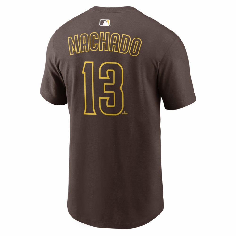 Manny Machado San Diego Padres Nike  Name & Number T-Shirt - MLB T-shirts