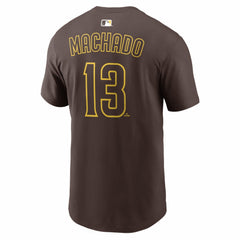 Manny Machado San Diego Padres Nike  Name & Number T-Shirt - MLB T-shirts