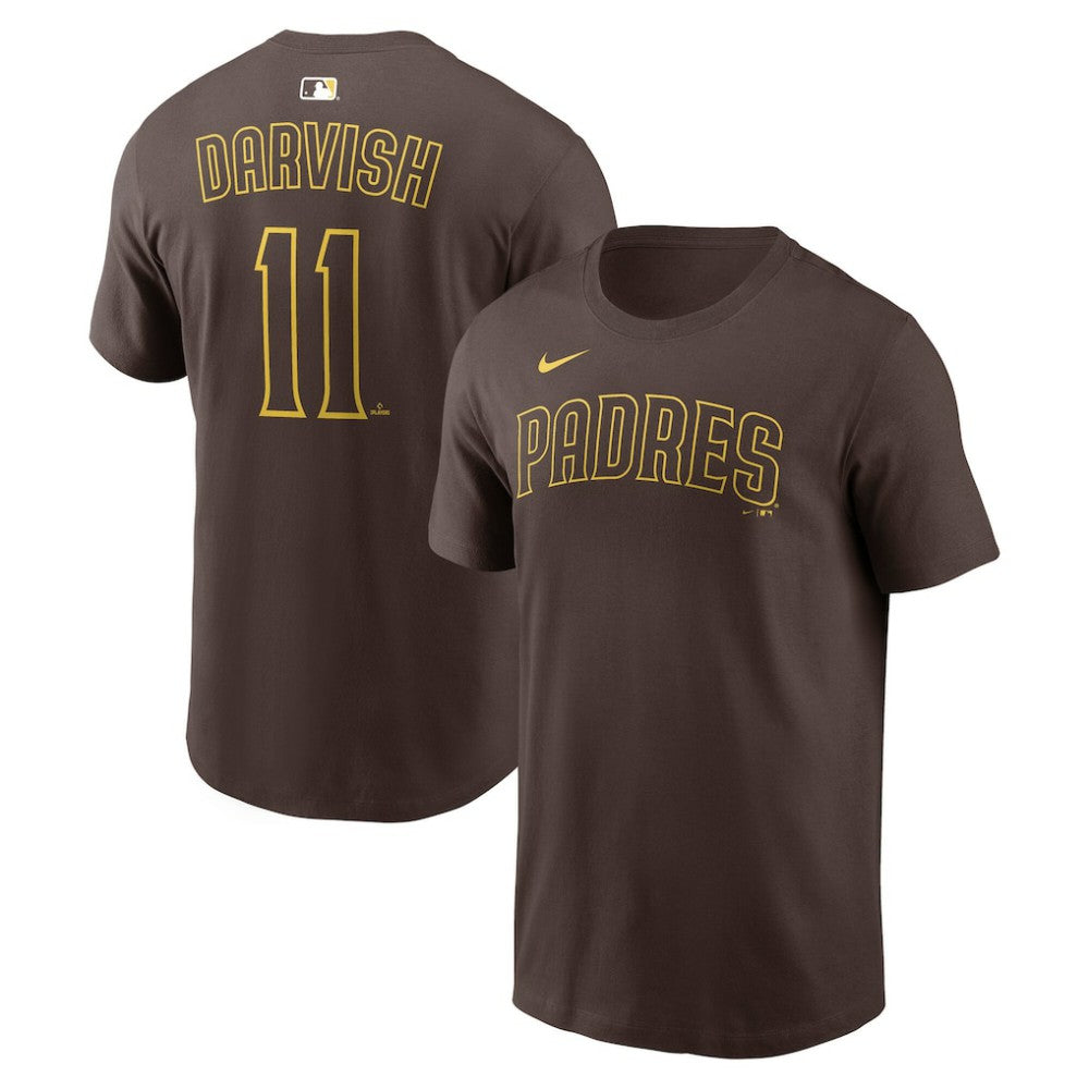 Yu Darvish San Diego Padres Nike  Name & Number T-Shirt - MLB T-shirts