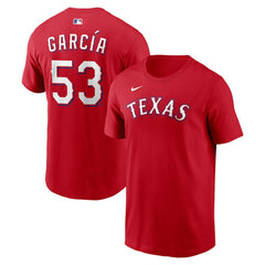 Adolis Garcia Texas Rangers Nike  Name & Number T-Shirt - MLB T-shirts