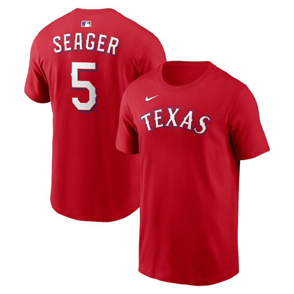 Corey Seager Texas Rangers Nike  Name & Number T-Shirt - MLB T-shirts