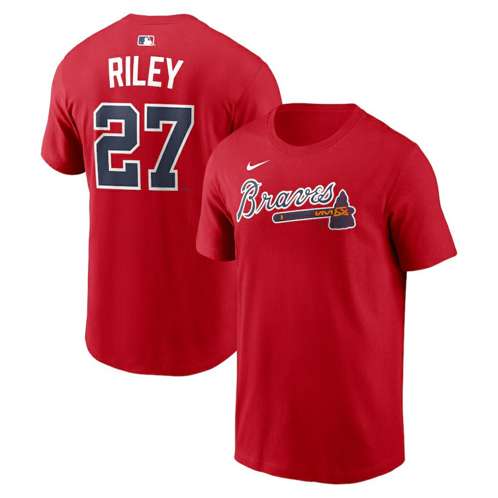 Austin Riley Atlanta Braves Nike Home Name & Number T-Shirt - MLB T-shirts