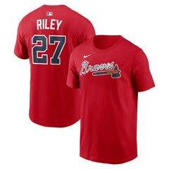 Austin Riley Atlanta Braves Nike Home Name & Number T-Shirt - MLB T-shirts