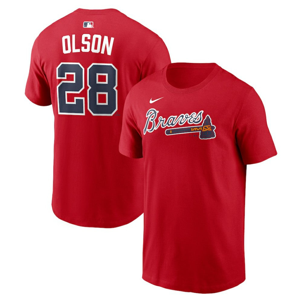 Matt Olson Atlanta Braves Nike Home Name & Number T-Shirt - MLB T-shirts