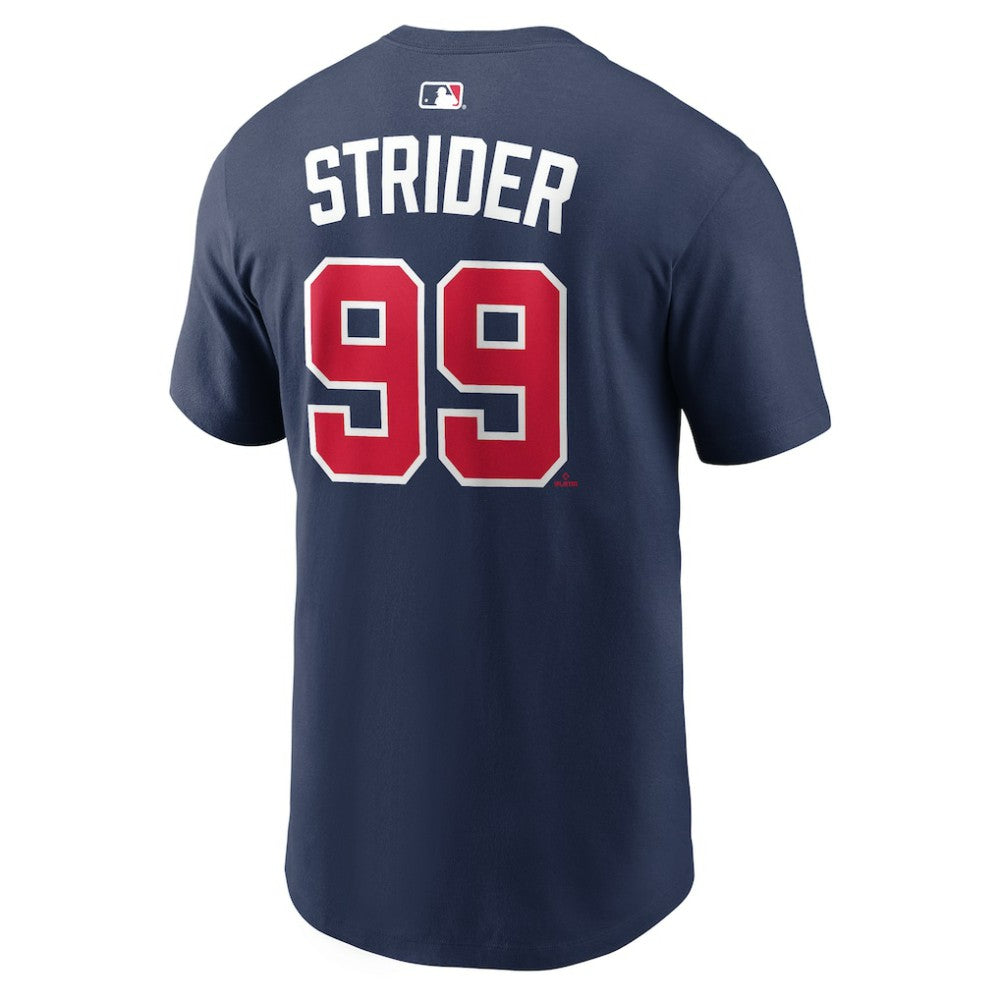Spencer Strider Atlanta Braves Nike Name & Number T-Shirt - MLB T-shirts
