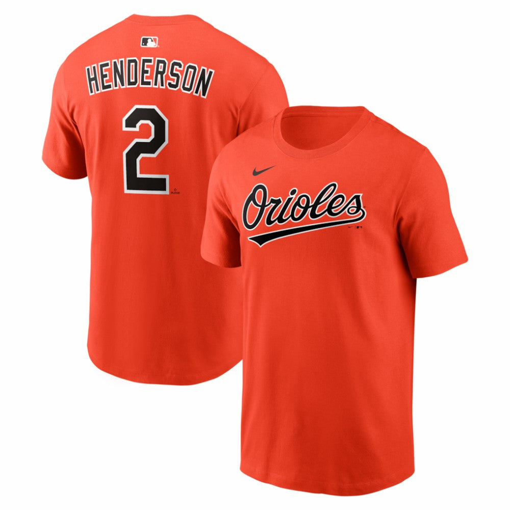Gunnar Henderson Baltimore Orioles Nike  Name & Number T-Shirt - MLB T-shirts