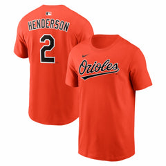 Gunnar Henderson Baltimore Orioles Nike  Name & Number T-Shirt - MLB T-shirts