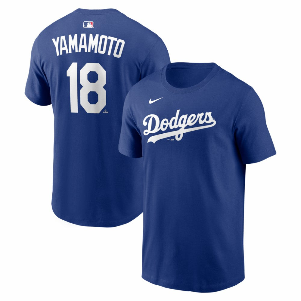 Yoshinobu Yamamoto Los Angeles Dodgers Nike Home Name & Number T-Shirt - MLB T-shirts