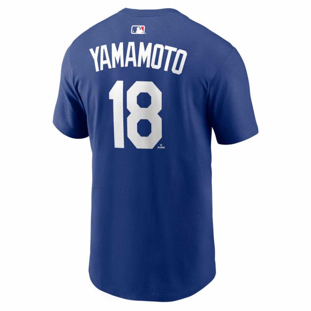 Yoshinobu Yamamoto Los Angeles Dodgers Nike Home Name & Number T-Shirt - MLB T-shirts