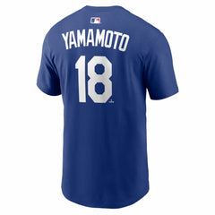 Yoshinobu Yamamoto Los Angeles Dodgers Nike Home Name & Number T-Shirt - MLB T-shirts
