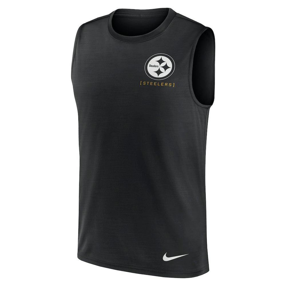 Pittsburgh Steelers Large Logo Lightweight Dri-FIT Muscle Tank Top | NFL Hot