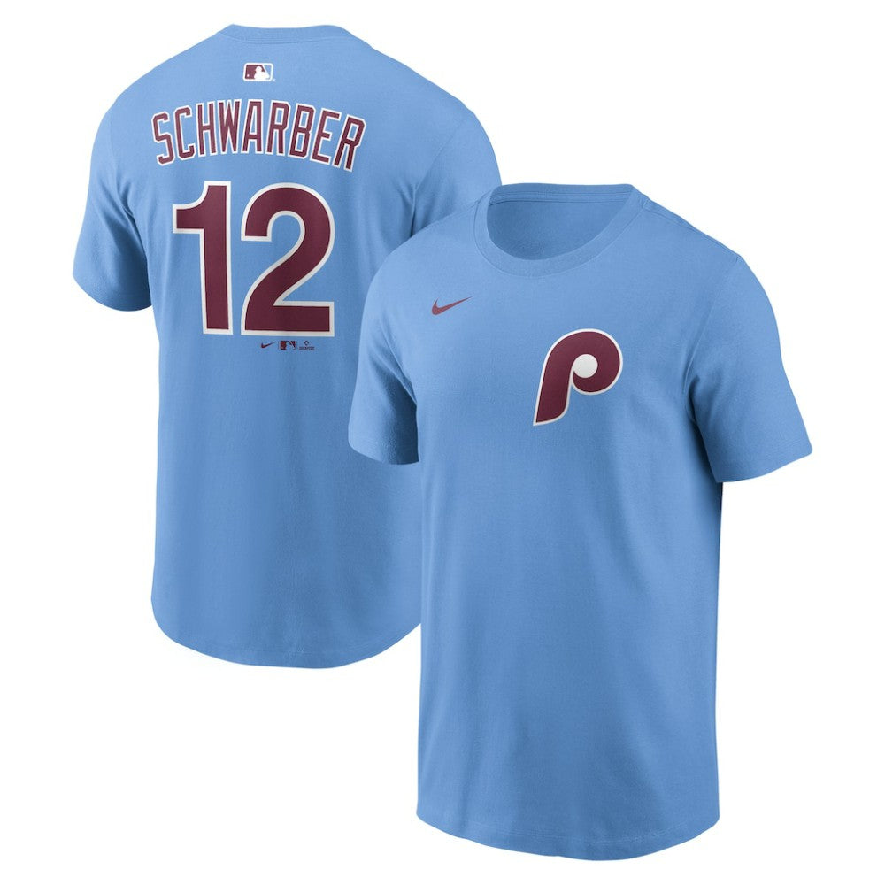 Kyle Schwarber Philadelphia Phillies Nike Name & Number T-Shirt - MLB T-shirts