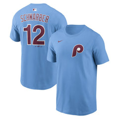 Kyle Schwarber Philadelphia Phillies Nike Name & Number T-Shirt - MLB T-shirts