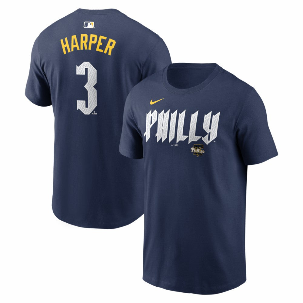 Bryce Harper Philadelphia Phillies Nike City Connect Name & Number T-Shirt - MLB T-shirts