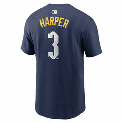 Bryce Harper Philadelphia Phillies Nike City Connect Name & Number T-Shirt - MLB T-shirts