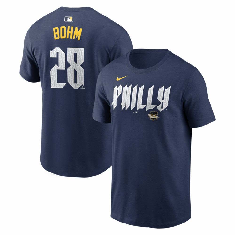 Alec Bohm Philadelphia Phillies Nike City Connect Name & Number T-Shirt - MLB T-shirts