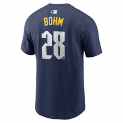 Alec Bohm Philadelphia Phillies Nike City Connect Name & Number T-Shirt - MLB T-shirts
