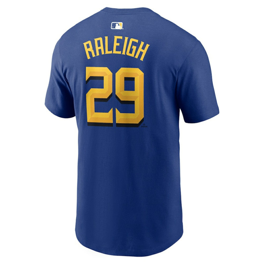 Cal Raleigh Seattle Mariners Nike City Connect Name & Number T-Shirt - MLB T-shirts