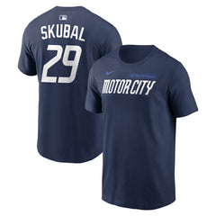 Tarik Skubal Detroit Tigers Nike City Connect Name & Number T-Shirt - MLB T-shirts