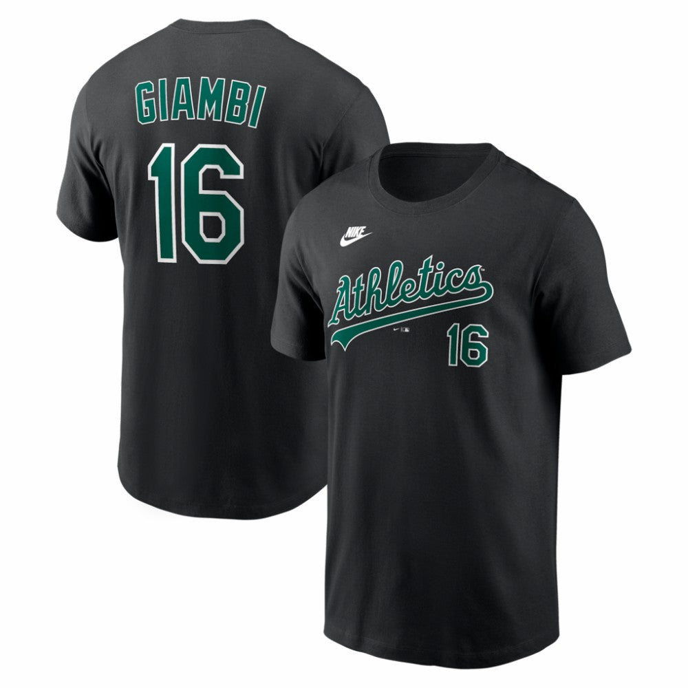 Jason Giambi Athletics Nike Cooperstown Collection Name & Number T-Shirt - MLB T-shirts