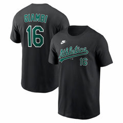 Jason Giambi Athletics Nike Cooperstown Collection Name & Number T-Shirt - MLB T-shirts