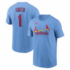 Ozzie Smith St. Louis Cardinals Nike Cooperstown Collection Name & Number T-Shirt - MLB T-shirts