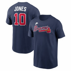 Chipper Jones Atlanta Braves Nike Cooperstown Collection Name & Number T-Shirt - MLB T-shirts