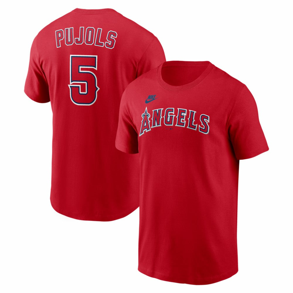 Albert Pujols Los Angeles Angels Nike Cooperstown Collection Name & Number T-Shirt - MLB T-shirts