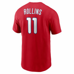 Jimmy Rollins Philadelphia Phillies Nike Cooperstown Collection Name & Number T-Shirt - MLB T-shirts