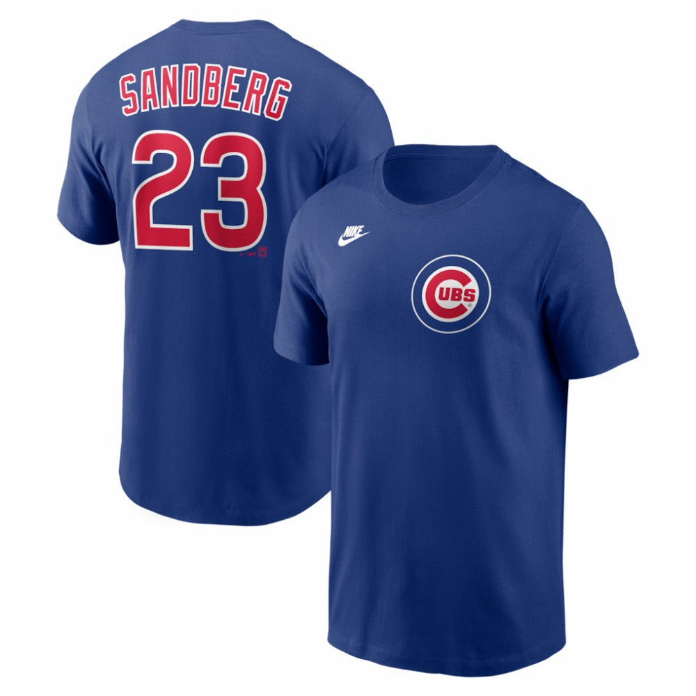 Ryne Sandberg Chicago Cubs Nike Cooperstown Collection Name & Number T-Shirt - MLB T-shirts