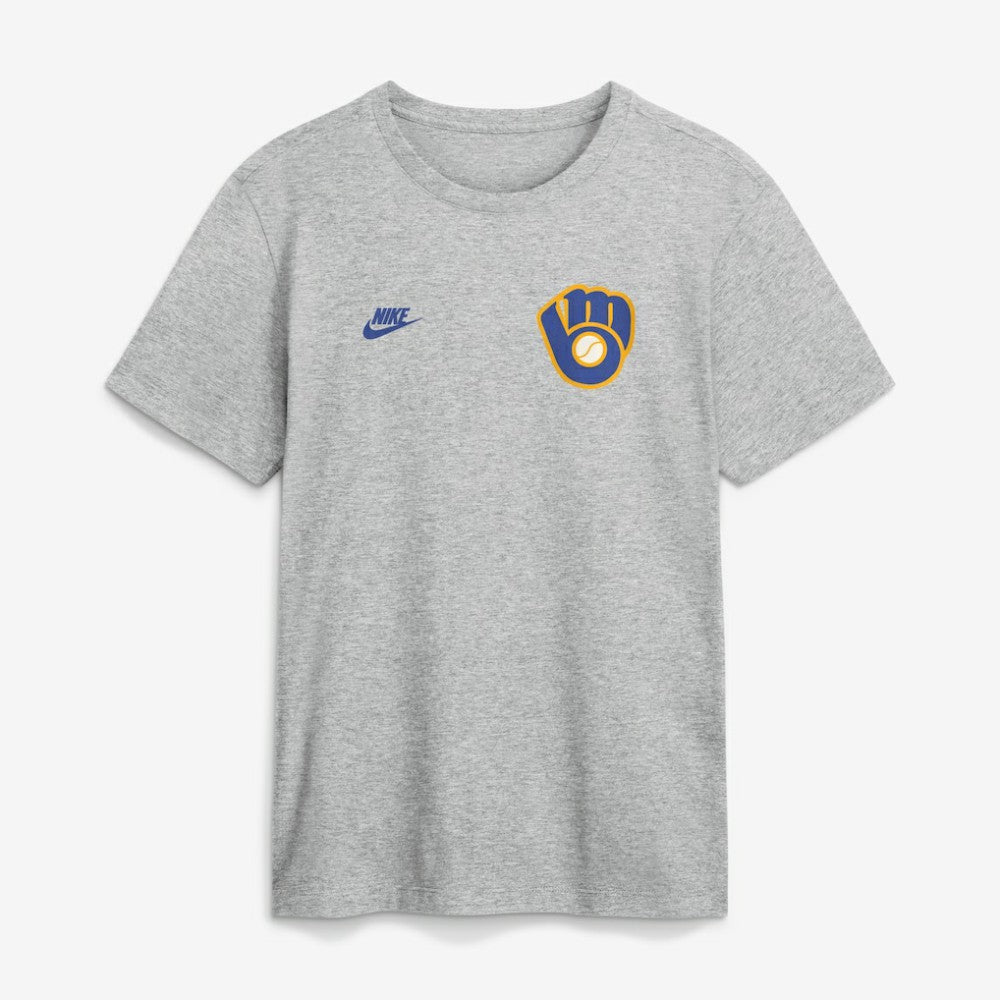 Milwaukee Brewers Nike Cooperstown 2-Hit T-Shirt - MLB T-shirts