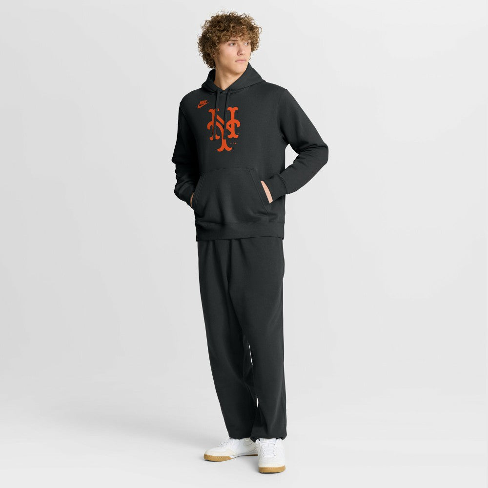 New York Mets Nike Cooperstown Collection Logo Club Hoodie - MLB Hoodies
