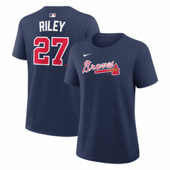 Austin Riley Atlanta Braves Nike Women's Name & Number T-Shirt - MLB T-shirts
