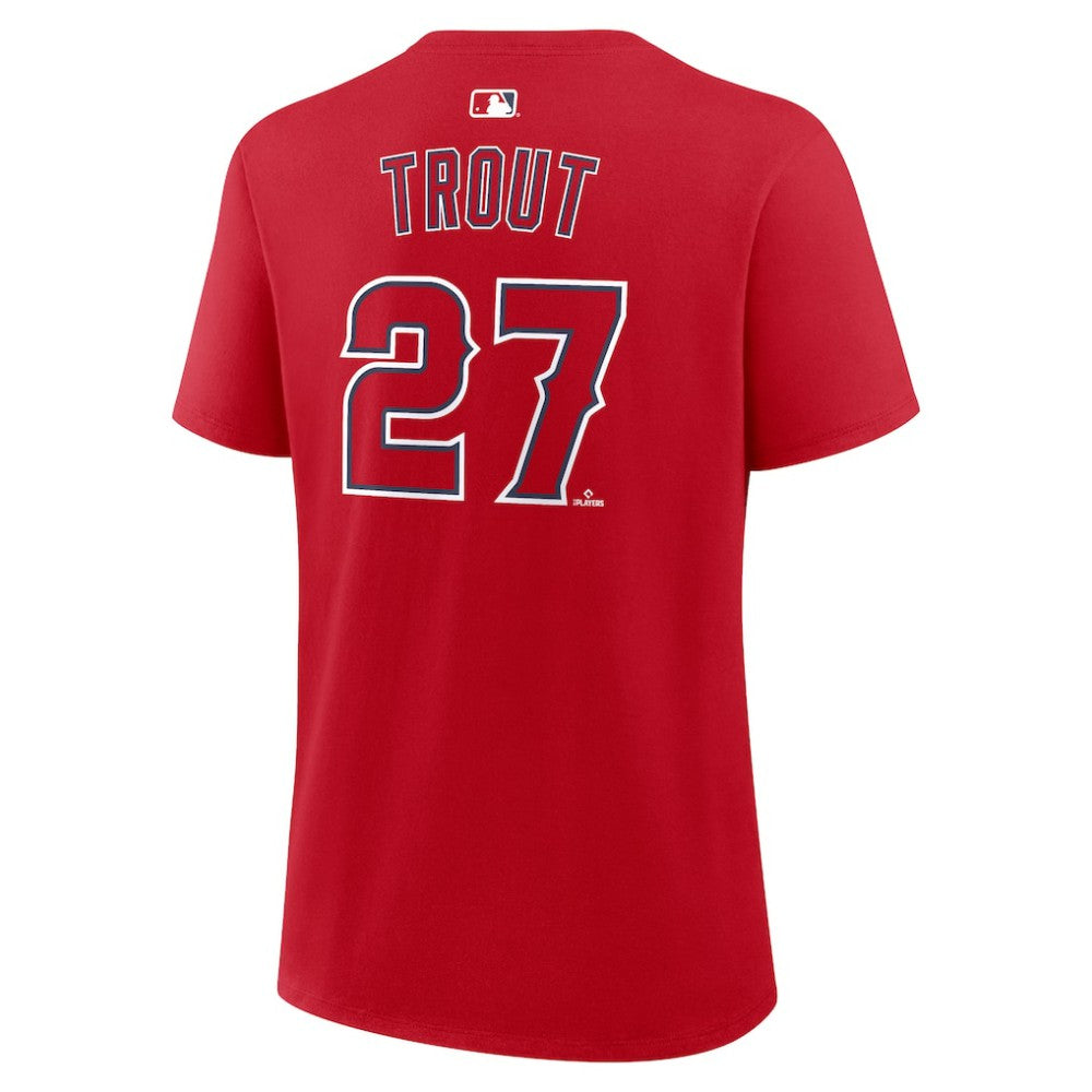 Mike Trout Los Angeles Angels Nike Women's Name & Number T-Shirt - MLB T-shirts